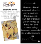 DIY Beeswax - Beaver Creek Honey - Workshop - Dec 1